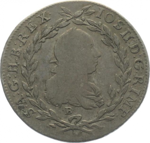 Österreich 20 Kreuzer 1781 B - Josef II.